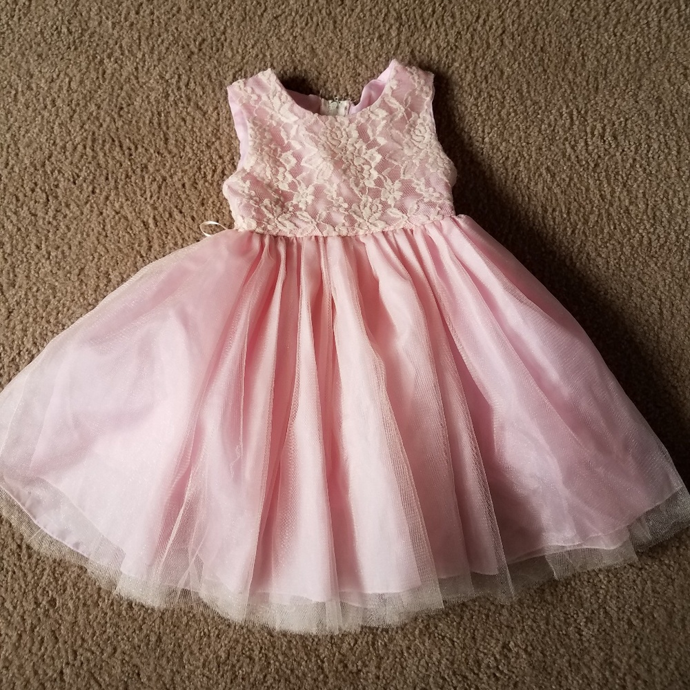 Pink little girls dress